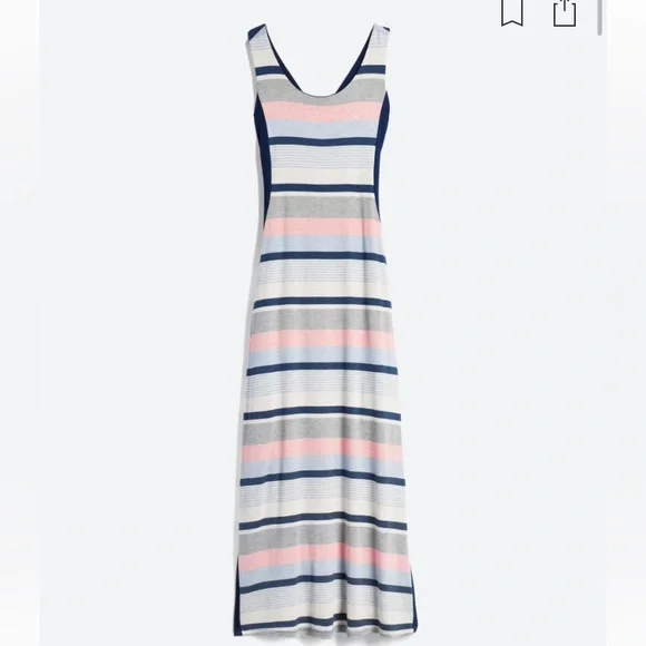 gilli maxi dress Gilli Tropical Resort Dress with Island Print in Cream, Sage & Coral Medium